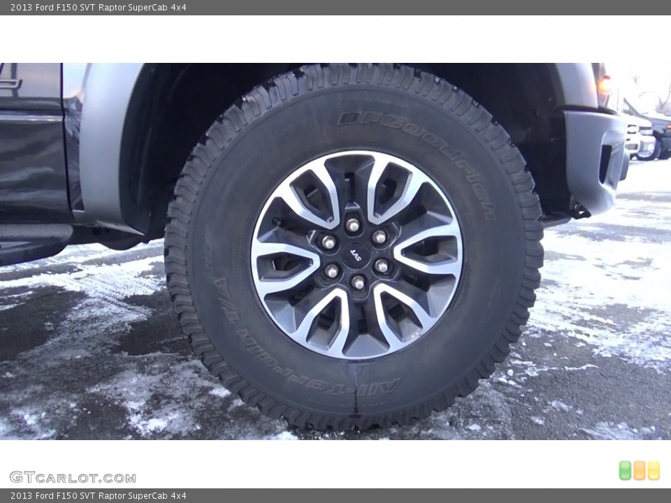 2013 Ford F150 SVT Raptor SuperCab 4x4 Wheel and Tire Photo #118012251
