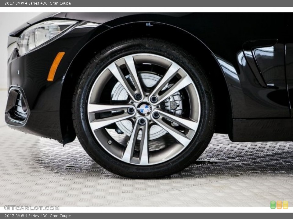 2017 BMW 4 Series 430i Gran Coupe Wheel and Tire Photo #118029075