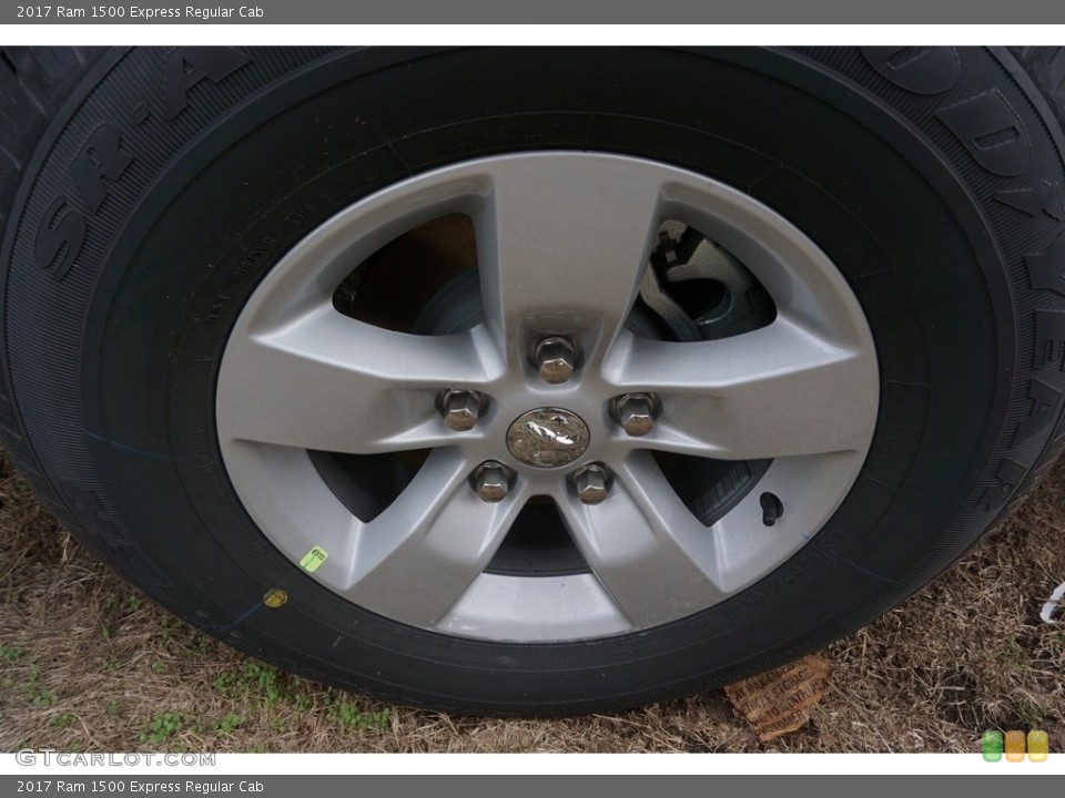 2017 Ram 1500 Express Regular Cab Wheel and Tire Photo #118043795