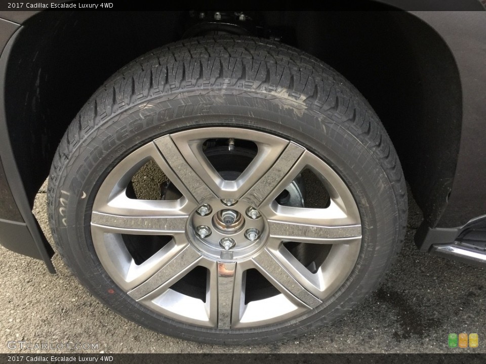 2017 Cadillac Escalade Luxury 4WD Wheel and Tire Photo #118067523