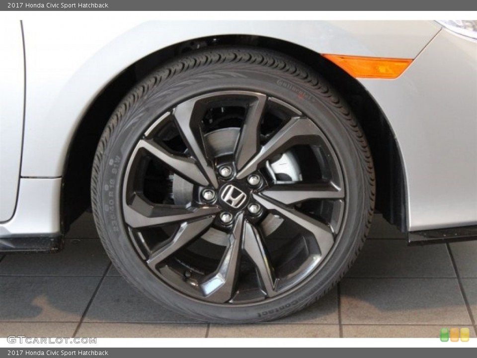 2017 Honda Civic Sport Hatchback Wheel and Tire Photo #118073121