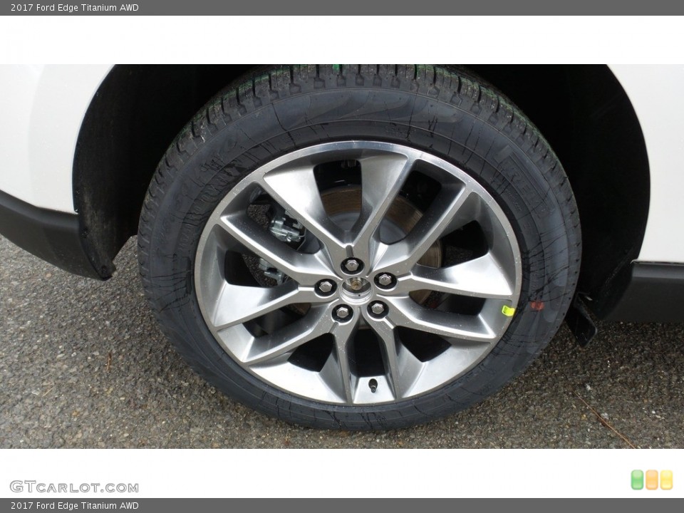 2017 Ford Edge Titanium AWD Wheel and Tire Photo #118076418