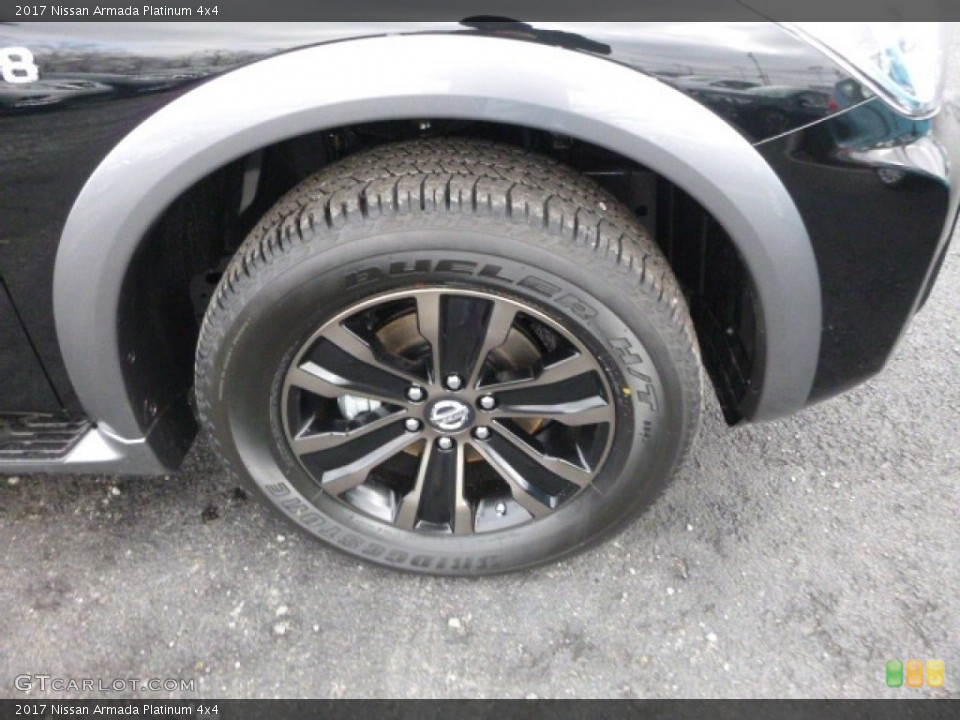 2017 Nissan Armada Platinum 4x4 Wheel and Tire Photo #118106582