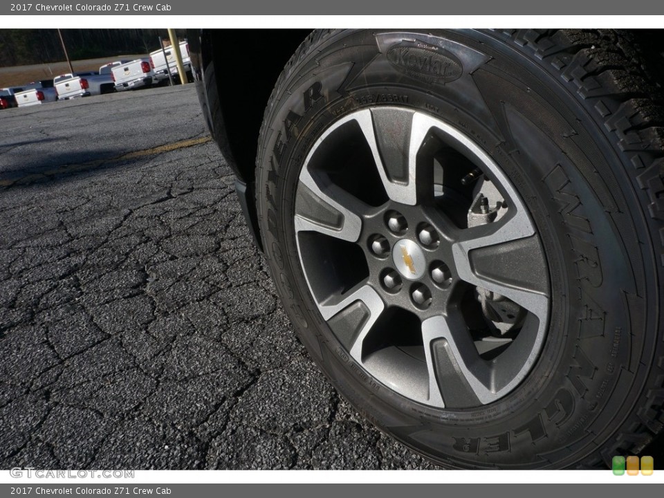 2017 Chevrolet Colorado Z71 Crew Cab Wheel and Tire Photo #118114290