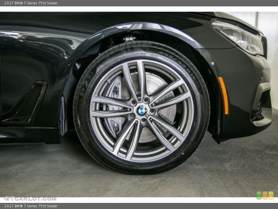 2017 BMW 7 Series 750i Sedan Wheel and Tire Photo #118119564