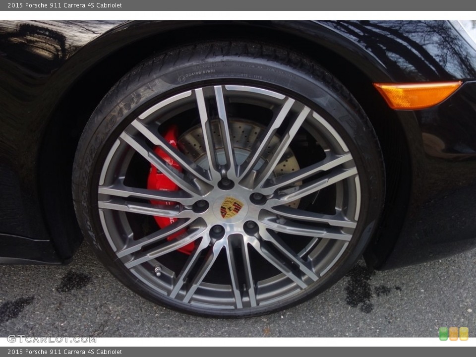 2015 Porsche 911 Carrera 4S Cabriolet Wheel and Tire Photo #118123710
