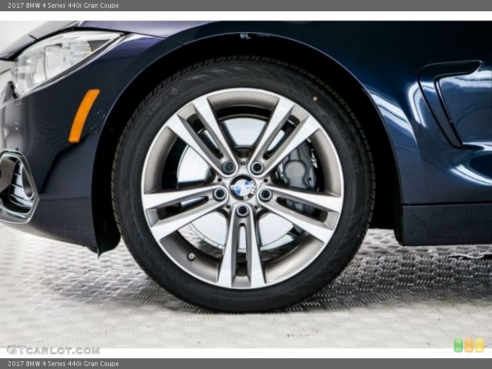 2017 BMW 4 Series 440i Gran Coupe Wheel and Tire Photo #118128068