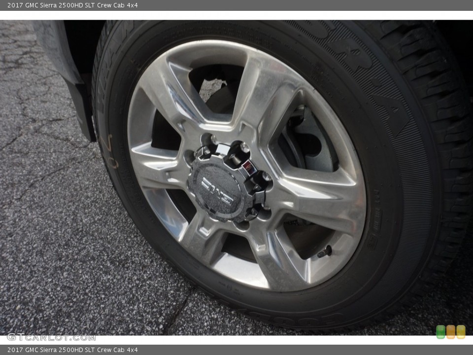 2017 GMC Sierra 2500HD SLT Crew Cab 4x4 Wheel and Tire Photo #118161450