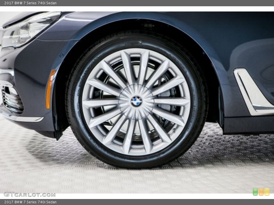 2017 BMW 7 Series 740i Sedan Wheel and Tire Photo #118165185