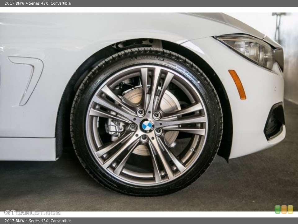 2017 BMW 4 Series 430i Convertible Wheel and Tire Photo #118186808