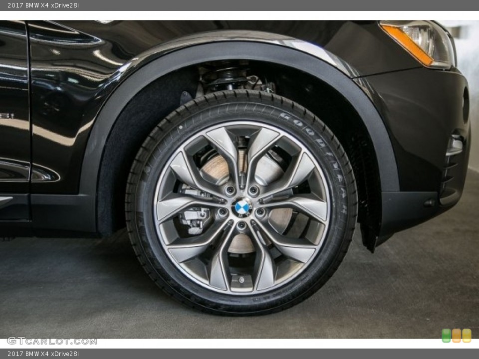2017 BMW X4 xDrive28i Wheel and Tire Photo #118187843