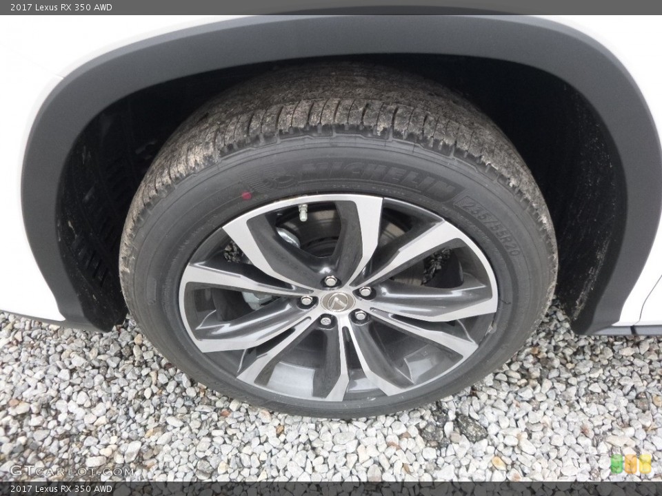 2017 Lexus RX 350 AWD Wheel and Tire Photo #118208063