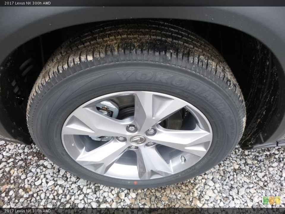 2017 Lexus NX 300h AWD Wheel and Tire Photo #118208408