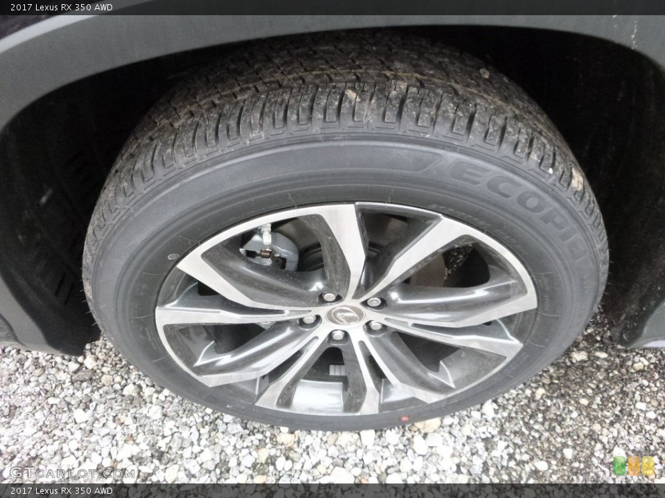2017 Lexus RX 350 AWD Wheel and Tire Photo #118209416