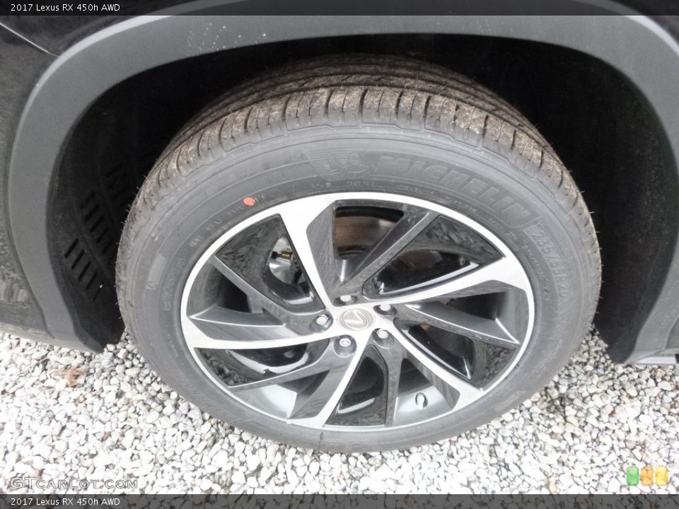 2017 Lexus RX 450h AWD Wheel and Tire Photo #118209764