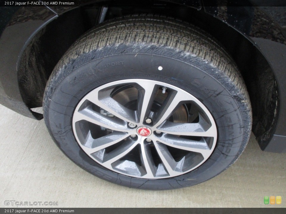 2017 Jaguar F-PACE 20d AWD Premium Wheel and Tire Photo #118225796