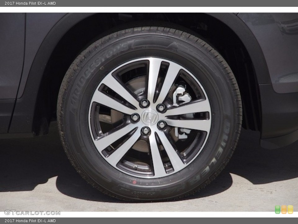 2017 Honda Pilot EX-L AWD Wheel and Tire Photo #118249065