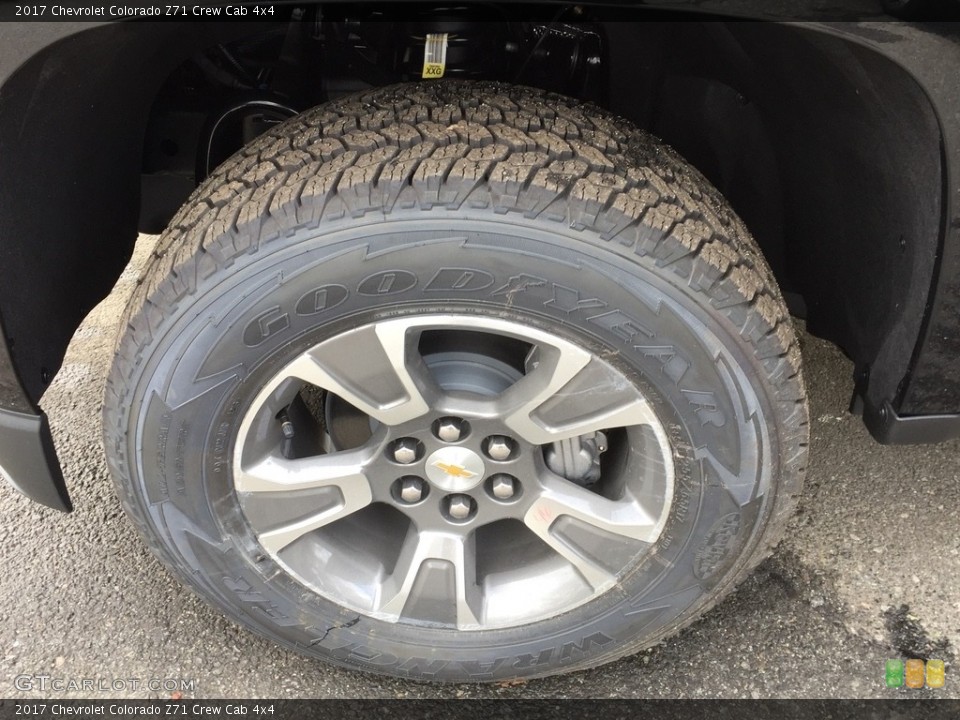 2017 Chevrolet Colorado Z71 Crew Cab 4x4 Wheel and Tire Photo #118254402
