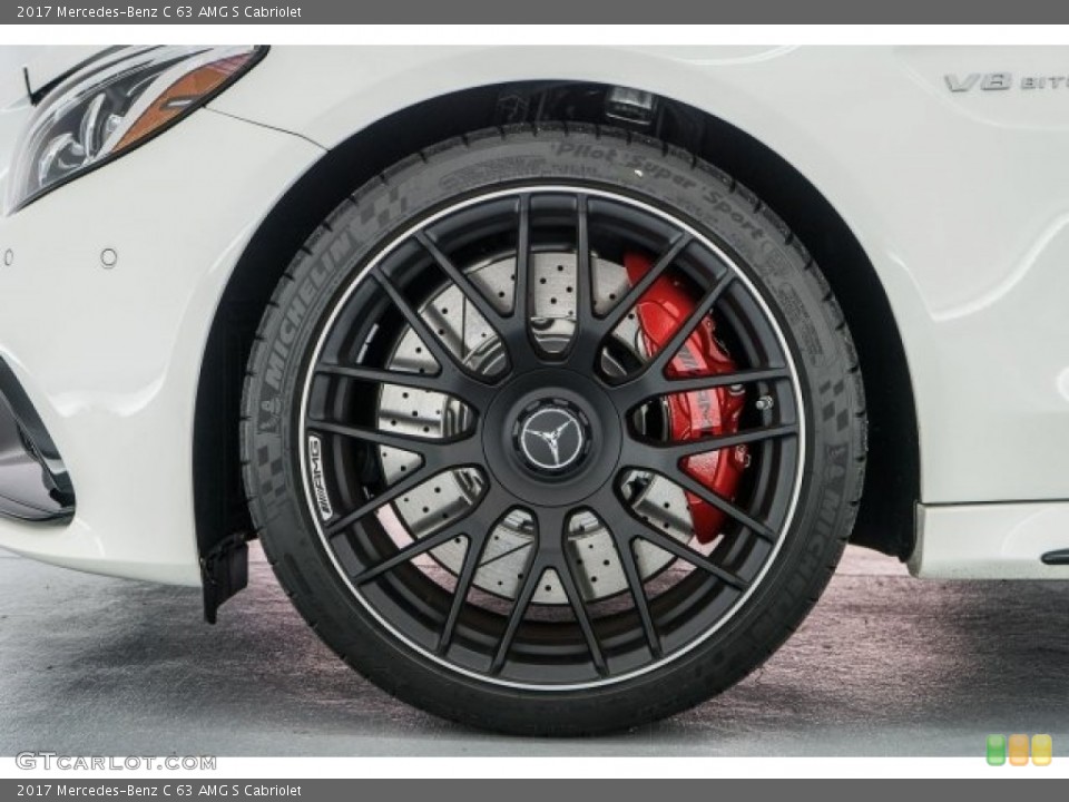 2017 Mercedes-Benz C 63 AMG S Cabriolet Wheel and Tire Photo #118310615