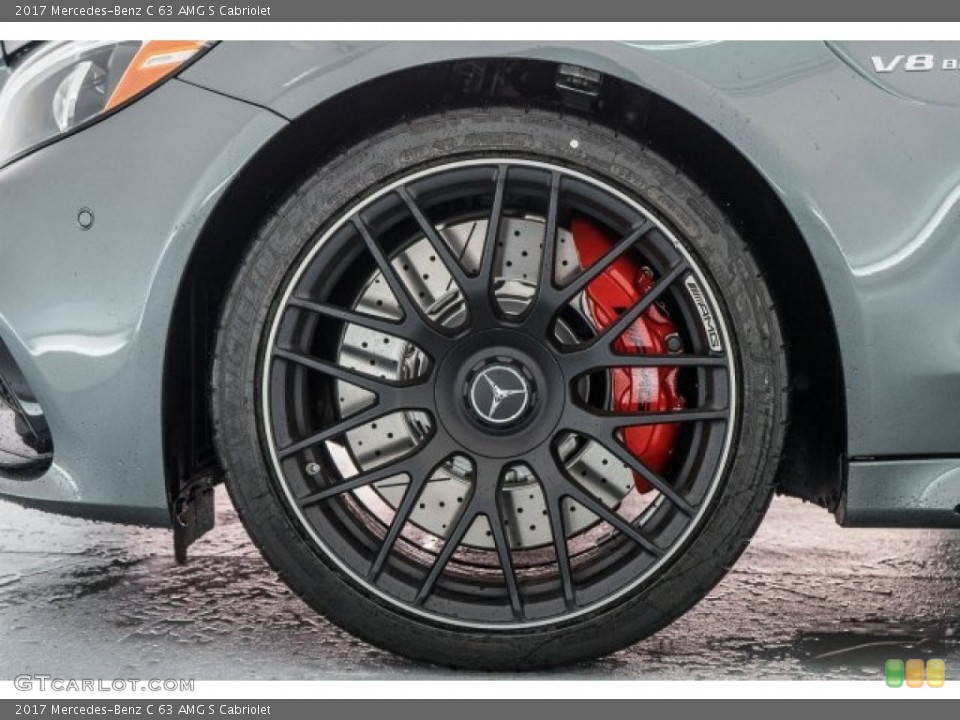 2017 Mercedes-Benz C 63 AMG S Cabriolet Wheel and Tire Photo #118311089