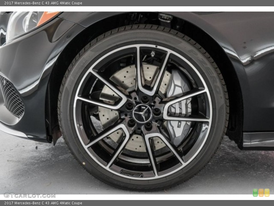 2017 Mercedes-Benz C 43 AMG 4Matic Coupe Wheel and Tire Photo #118311317