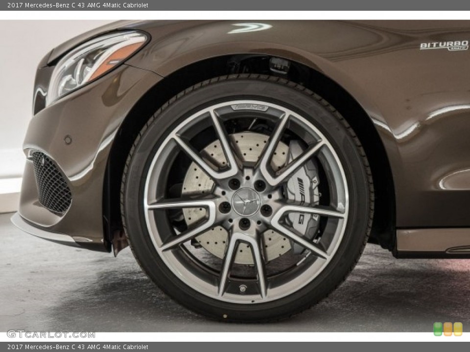 2017 Mercedes-Benz C 43 AMG 4Matic Cabriolet Wheel and Tire Photo #118311548