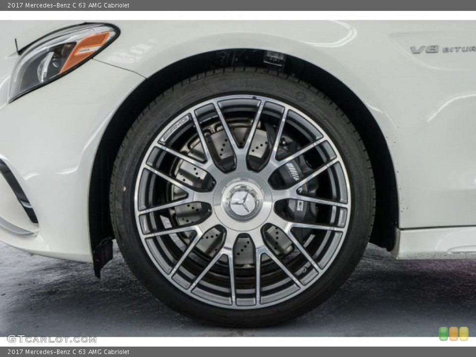 2017 Mercedes-Benz C 63 AMG Cabriolet Wheel and Tire Photo #118311782