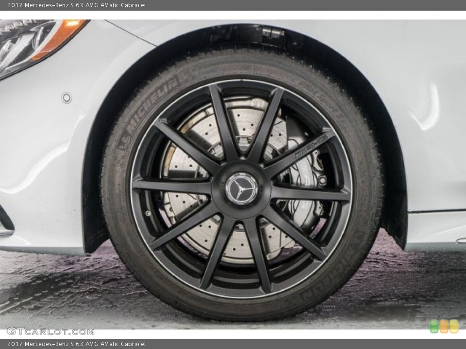 2017 Mercedes-Benz S 63 AMG 4Matic Cabriolet Wheel and Tire Photo #118311788