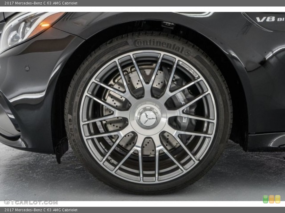 2017 Mercedes-Benz C 63 AMG Cabriolet Wheel and Tire Photo #118311995