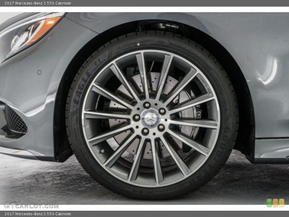 2017 Mercedes-Benz S 550 Cabriolet Wheel and Tire Photo #118312085