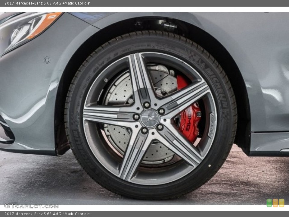 2017 Mercedes-Benz S 63 AMG 4Matic Cabriolet Wheel and Tire Photo #118312289