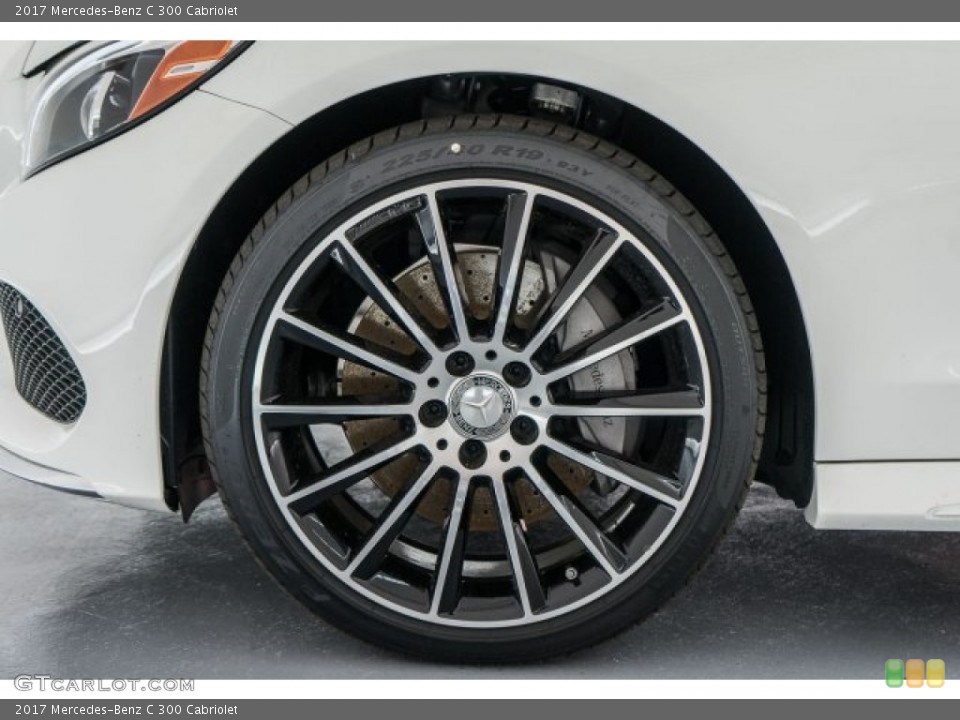 2017 Mercedes-Benz C 300 Cabriolet Wheel and Tire Photo #118312439