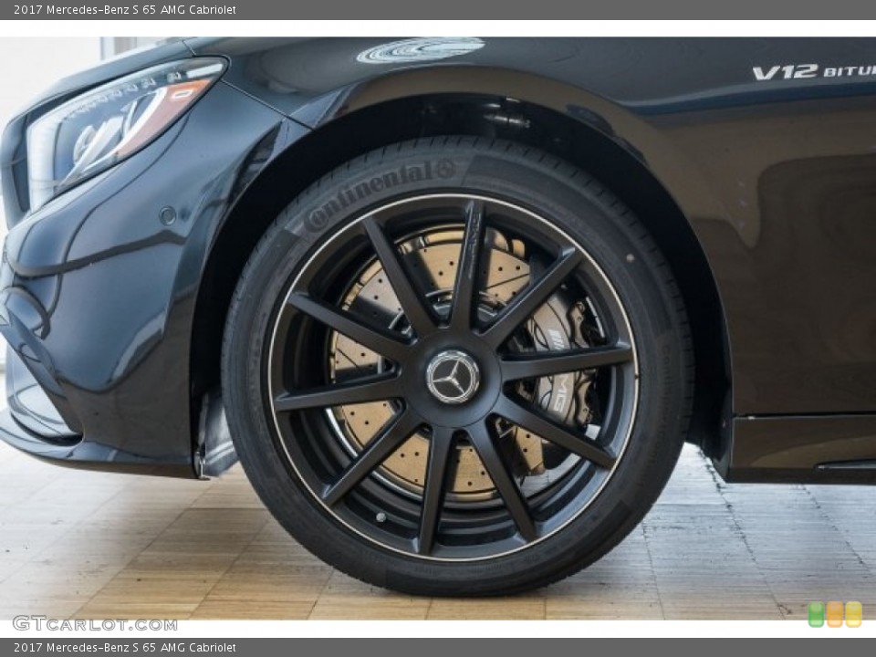 2017 Mercedes-Benz S 65 AMG Cabriolet Wheel and Tire Photo #118312874