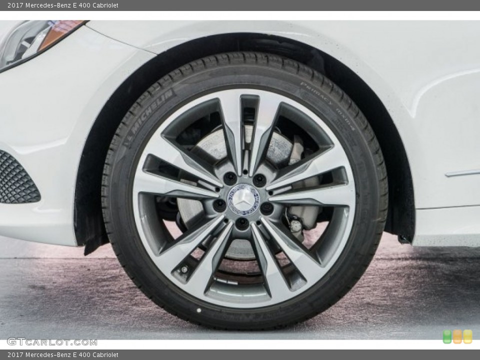 2017 Mercedes-Benz E 400 Cabriolet Wheel and Tire Photo #118314457