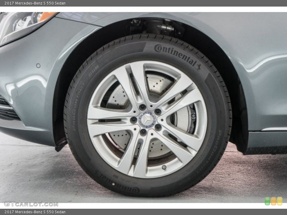 2017 Mercedes-Benz S 550 Sedan Wheel and Tire Photo #118315646