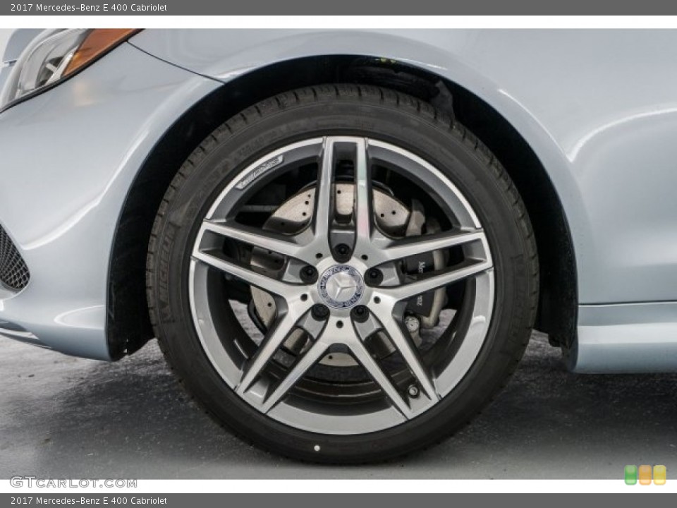 2017 Mercedes-Benz E 400 Cabriolet Wheel and Tire Photo #118315796