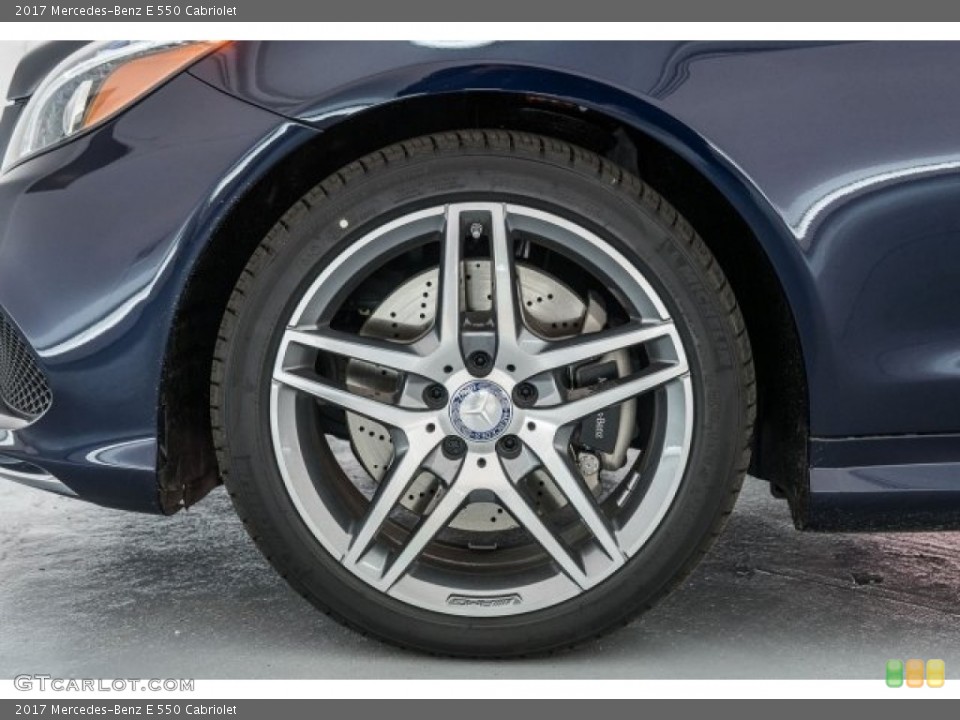 2017 Mercedes-Benz E 550 Cabriolet Wheel and Tire Photo #118316240