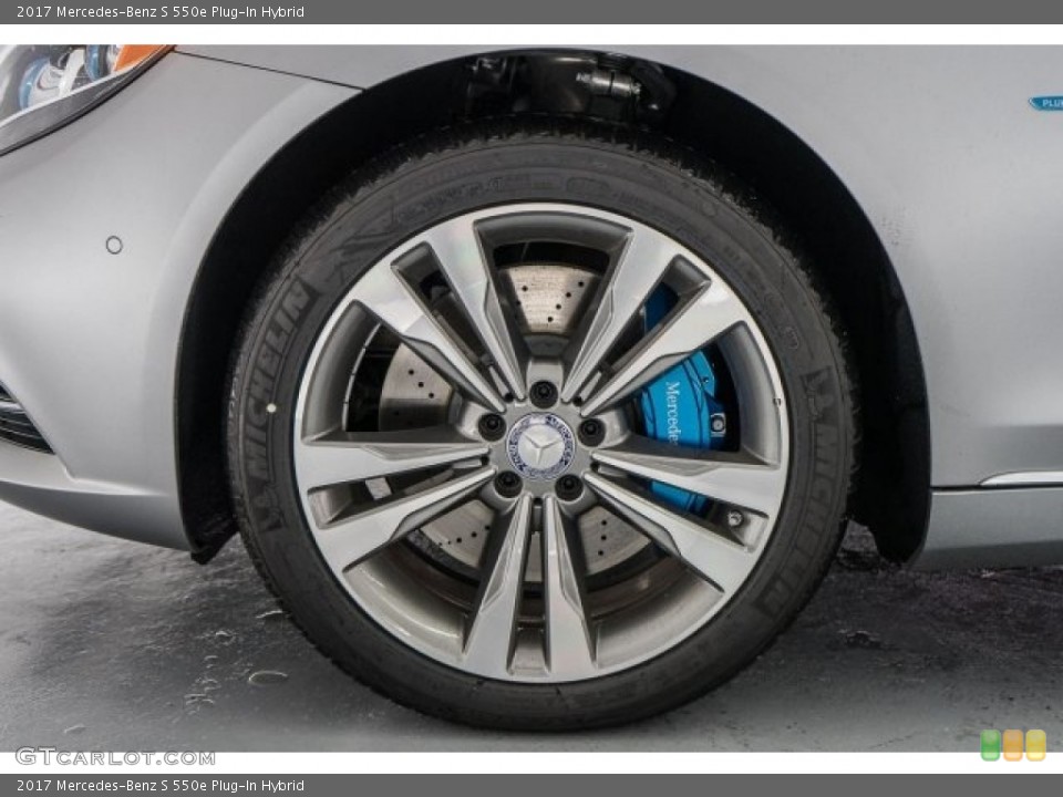 2017 Mercedes-Benz S 550e Plug-In Hybrid Wheel and Tire Photo #118316297