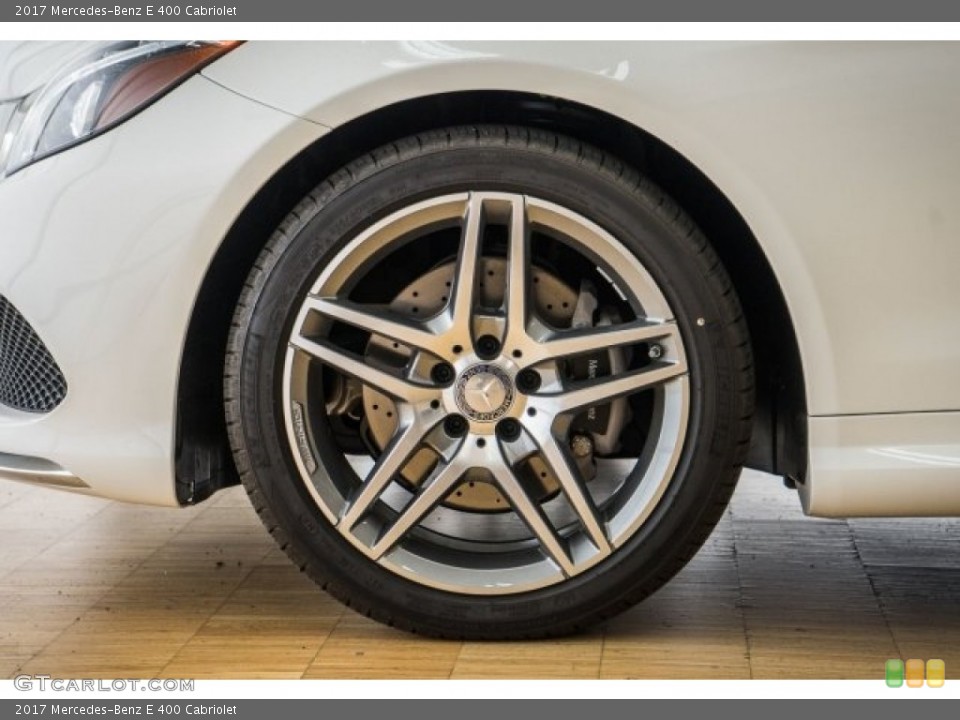 2017 Mercedes-Benz E 400 Cabriolet Wheel and Tire Photo #118316456