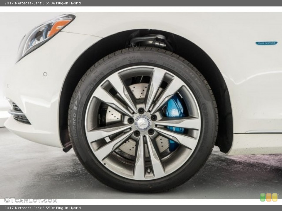 2017 Mercedes-Benz S 550e Plug-In Hybrid Wheel and Tire Photo #118316705