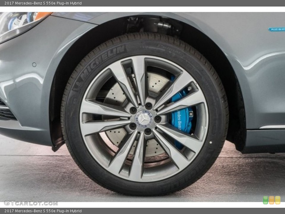 2017 Mercedes-Benz S 550e Plug-In Hybrid Wheel and Tire Photo #118317159