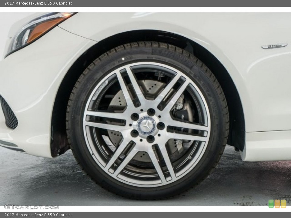 2017 Mercedes-Benz E 550 Cabriolet Wheel and Tire Photo #118321379