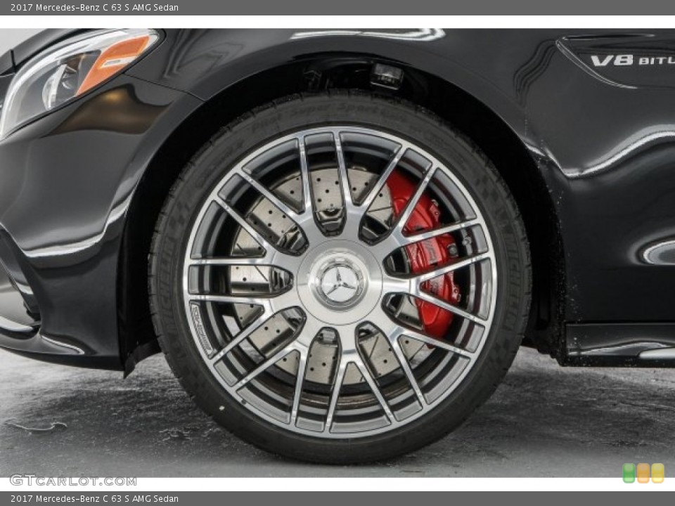 2017 Mercedes-Benz C 63 S AMG Sedan Wheel and Tire Photo #118322048