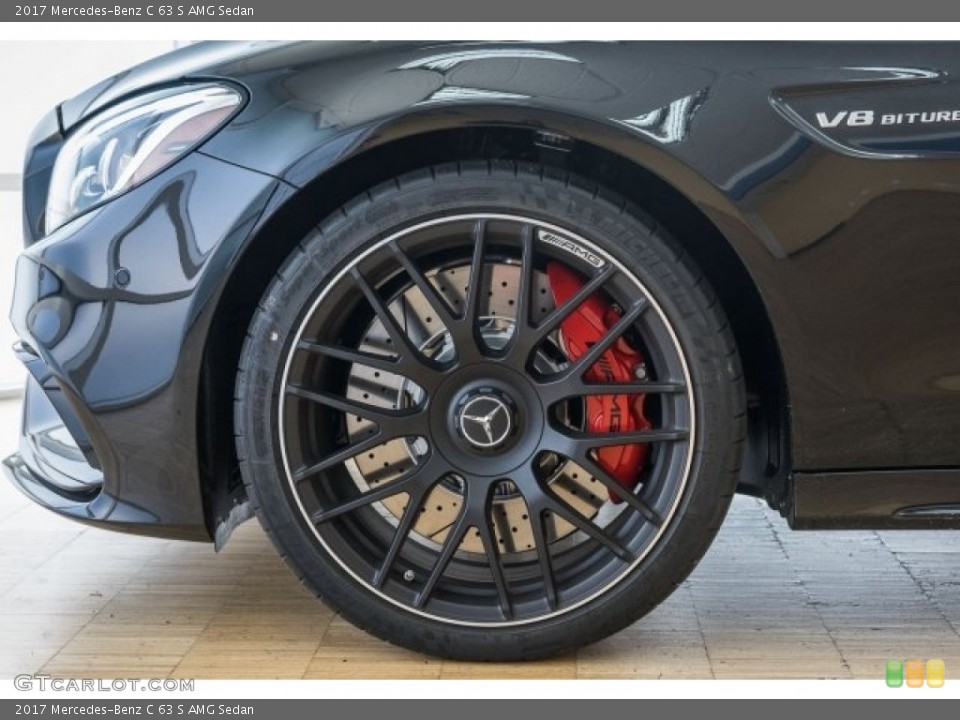 2017 Mercedes-Benz C 63 S AMG Sedan Wheel and Tire Photo #118322798