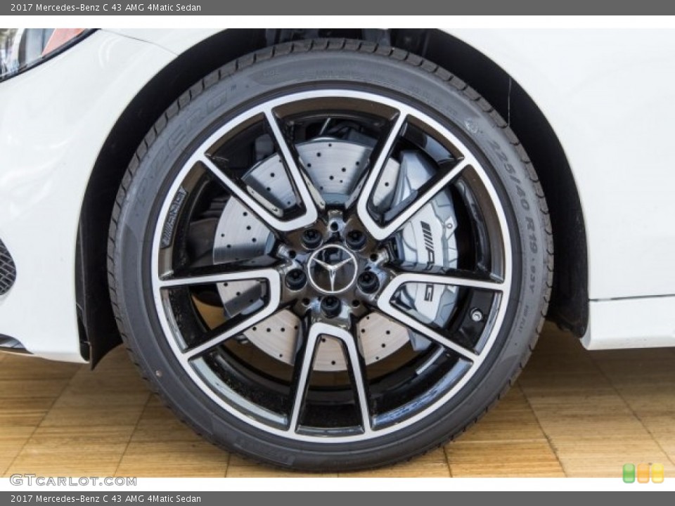 2017 Mercedes-Benz C 43 AMG 4Matic Sedan Wheel and Tire Photo #118323008