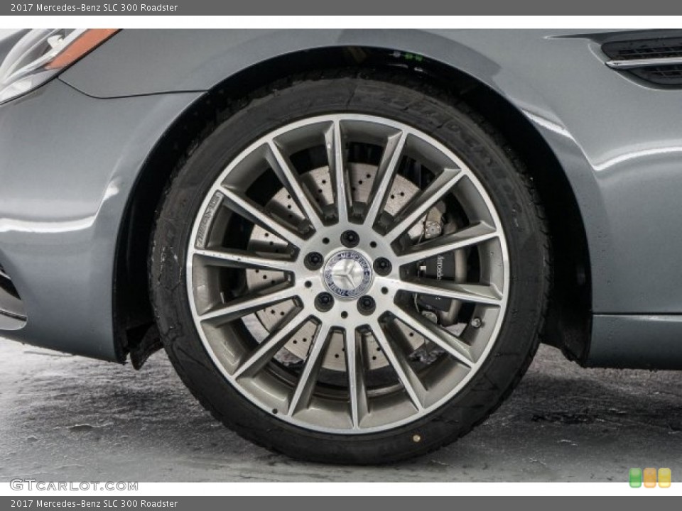 2017 Mercedes-Benz SLC 300 Roadster Wheel and Tire Photo #118323140