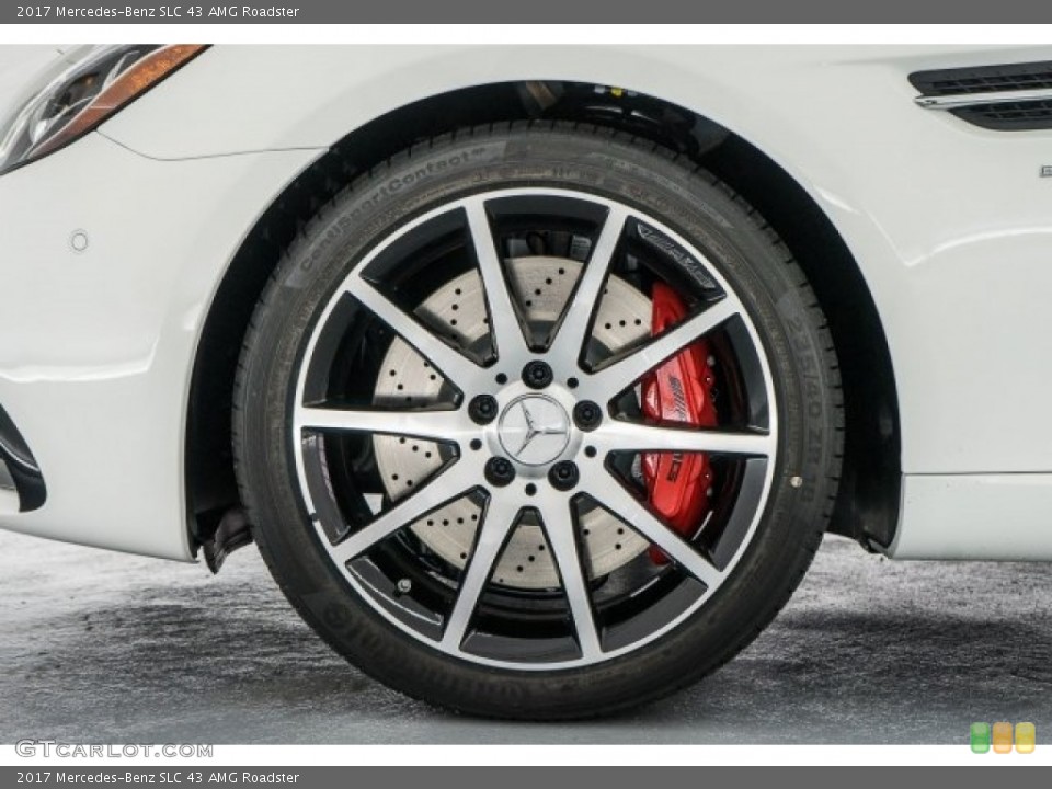 2017 Mercedes-Benz SLC 43 AMG Roadster Wheel and Tire Photo #118323359