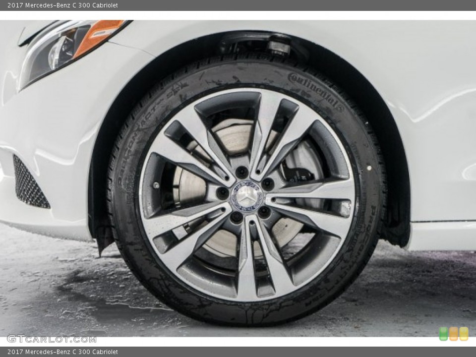 2017 Mercedes-Benz C 300 Cabriolet Wheel and Tire Photo #118327127