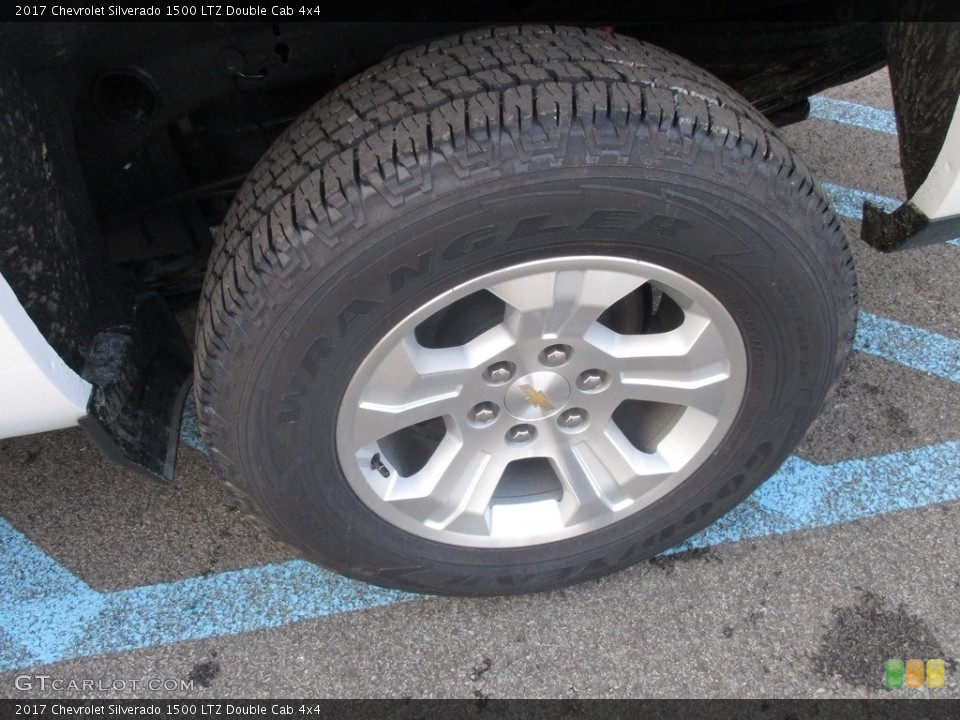 2017 Chevrolet Silverado 1500 LTZ Double Cab 4x4 Wheel and Tire Photo #118329110