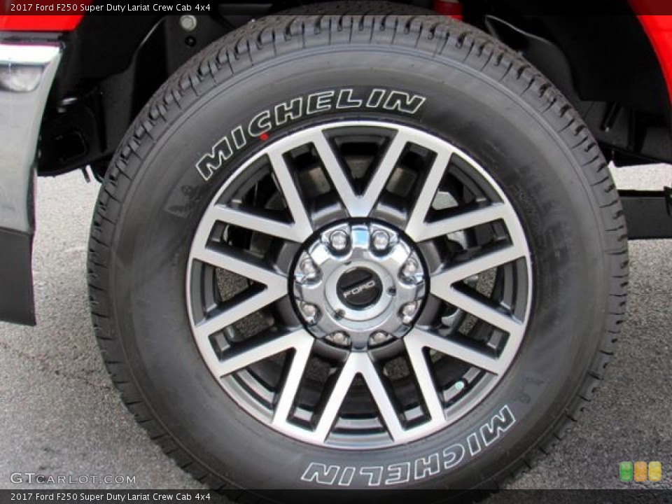 2017 Ford F250 Super Duty Lariat Crew Cab 4x4 Wheel and Tire Photo #118337936